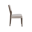 Magnussen Home Kavanaugh Weathered Kona Brown Upholstered Side Chair Two Pack