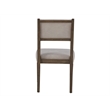 Magnussen Home Kavanaugh Weathered Kona Brown Upholstered Side Chair Two Pack