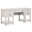 Magnussen Home Bronwyn Alabaster Desk With Hutch