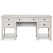 Magnussen Home Bronwyn Alabaster Desk With Hutch