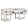 Magnussen Home Bronwyn Alabaster Desk With Hutch
