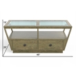 Magnussen Home Hardison Rectangular Cocktail Table With Casters