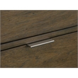 Magnussen Home Merrick Homestead Brown And Clear Glass Rectangular End Table
