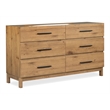 Magnussen Home Davenport Double Drawer Dresser With Portrait Mirror