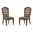 Magnussen Home Durango Willadeene Brown Upholstered Side Chair Two Pack