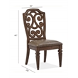 Magnussen Home Durango Willadeene Brown Upholstered Side Chair Two Pack
