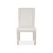Magnussen Home Lenox Acadia White Upholstered Host Chair Two Pack