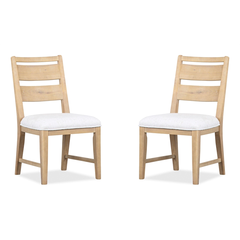 Magnussen Home Somerset Butternut Upholstered Side Chair Two Pack