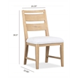 Magnussen Home Somerset Butternut Upholstered Side Chair Two Pack