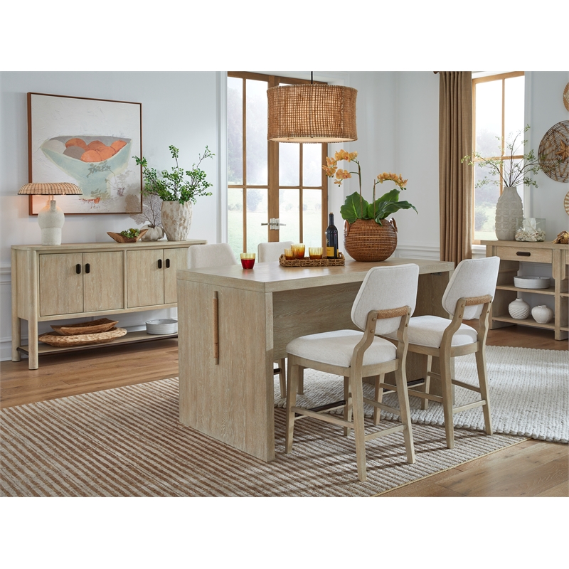 Salt Life Home Sunset Cove Sanibel Brown Counter Height Table