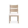 Salt Life Home Sunset Cove Sanibel Brown Upholstered Side Chair Two Pack