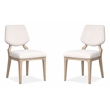 Salt Life Home Sunset Cove Sanibel Brown Upholstered Side Chair Two Pack