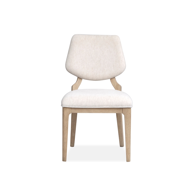 Salt Life Home Sunset Cove Sanibel Brown Upholstered Side Chair Two Pack