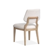 Salt Life Home Sunset Cove Sanibel Brown Upholstered Side Chair Two Pack
