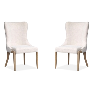 Salt Life Home Sunset Cove Sanibel Brown Upholstered Host Chair Two Pack