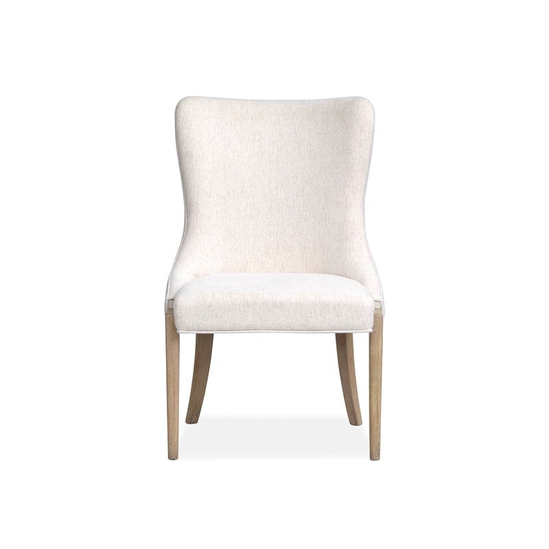 Salt Life Home Sunset Cove Sanibel Brown Upholstered Host Chair Two Pack