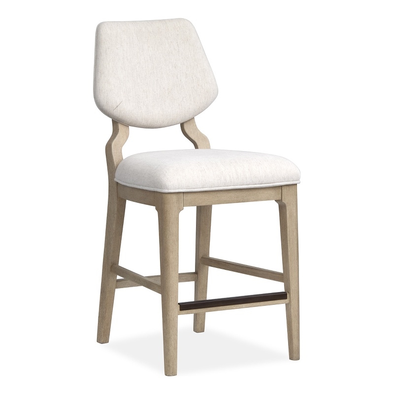 Salt Life Home Sunset Cove Sanibel Brown Upholstered Counter Chair(Set of 2)