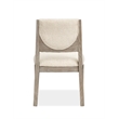 Magnussen Home Braelyn Dorian Grey Upholstered Side Chair Two Pack