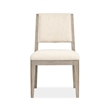 Magnussen Home Braelyn Dorian Grey Upholstered Side Chair Two Pack