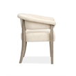 Magnussen Home Braelyn Dorian Grey Upholstered Host Chair Two Pack