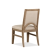 Magnussen Home Tristan Swiss Coffee Upholstered Side Chair Two Pack