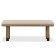 Magnussen Home Tristan Upholstered Backless Bench With U-Shaped Legs