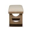 Magnussen Home Tristan Upholstered Backless Bench With U-Shaped Legs