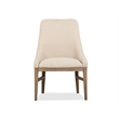 Magnussen Home Tristan Swiss Coffee Upholstered Arm Chair Two Pack