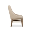 Magnussen Home Tristan Swiss Coffee Upholstered Arm Chair Two Pack