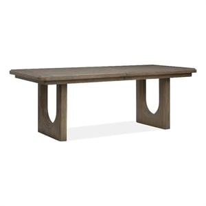 Magnussen Home Westbourne Dark Umber Extendable Trestle Dining Table