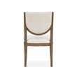 Magnussen Home Westbourne Dark Umber Upholstered Side Chair Two Pack