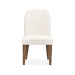 Magnussen Home Westbourne Dark Umber Upholstered Host Chair Two Pack