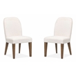 Magnussen Home Westbourne Dark Umber Upholstered Host Chair Two Pack