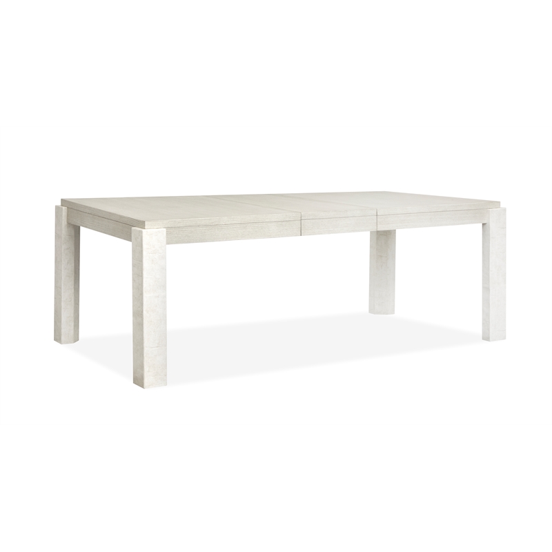 Magnussen Home Lorelei Misty Cloud Extendable Rectangular Dining Table
