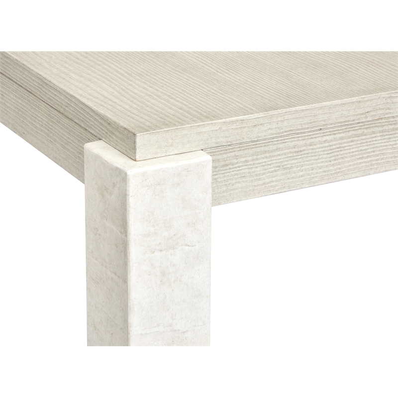 Magnussen Home Lorelei Misty Cloud Extendable Rectangular Dining Table