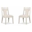 Magnussen Home Lorelei Misty Cloud Upholstered Side Chair Two Pack
