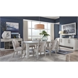 Magnussen Home Lorelei Misty Cloud Upholstered Host Chair Two Pack