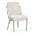 Magnussen Home Lorelei Misty Cloud Upholstered Host Chair Two Pack