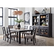 Magnussen Home Plum Creek Ravenwood Black Rectangular Dining Table