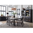 Magnussen Home Plum Creek Ravenwood Black Rectangular Dining Table
