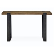 Magnussen Home Bowden Rustic Honey And Distressed Iron Rectangular Sofa Table