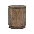 Magnussen Home Baisden Tobacco Round Accent End Table