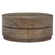Magnussen Home Baisden Tobacco Round Lift Top Cocktail Table With Casters