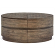 Magnussen Home Baisden Tobacco Round Lift Top Cocktail Table With Casters