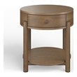 Magnussen Home Hadleigh Brown Honey Round End Table