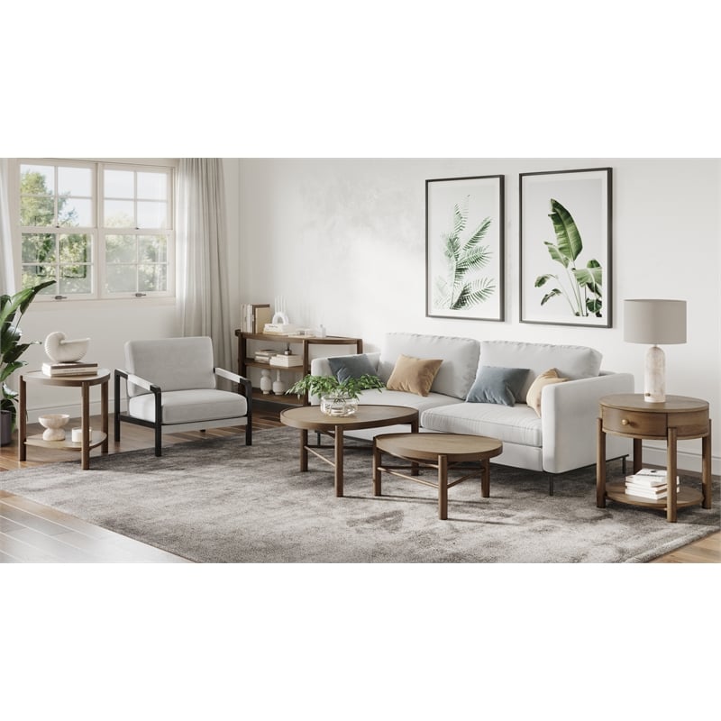 Magnussen Home Hadleigh Brown Honey Nesting Cocktail Table