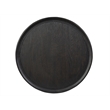 Magnussen Home Lindon Coffee Bean Round Pedestal Accent End Table