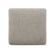 Magnussen Home Lindon Belgian Wheat Grey Upholstered Stool