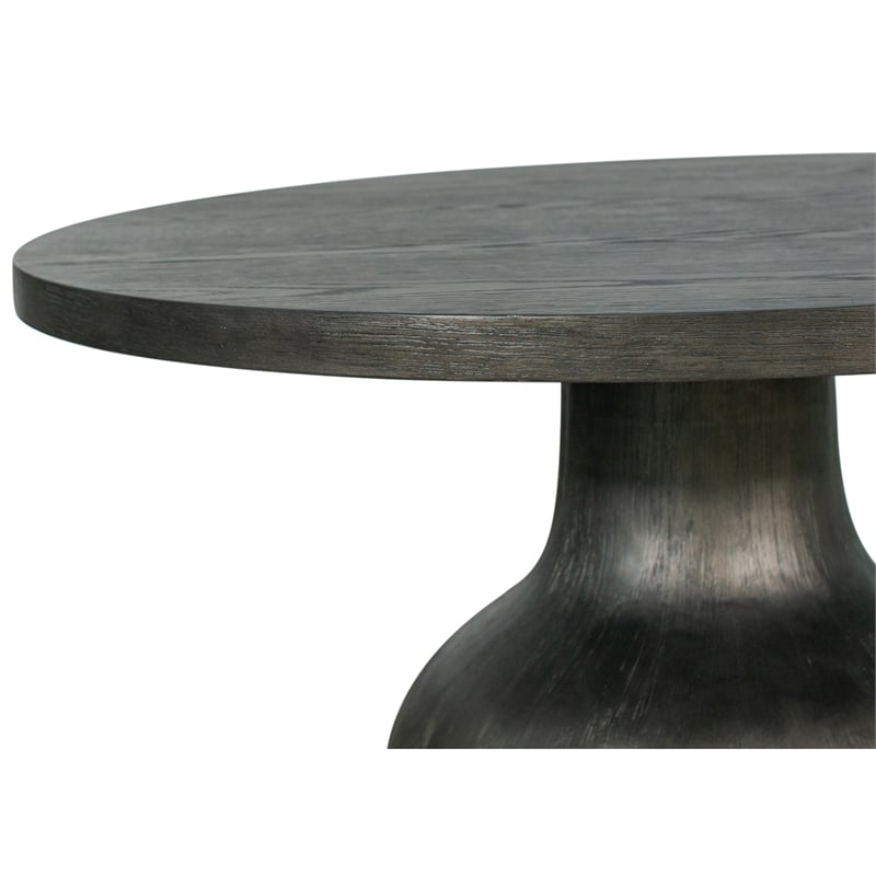Magnussen Home Bosley Coffee Bean Round Cocktail Table