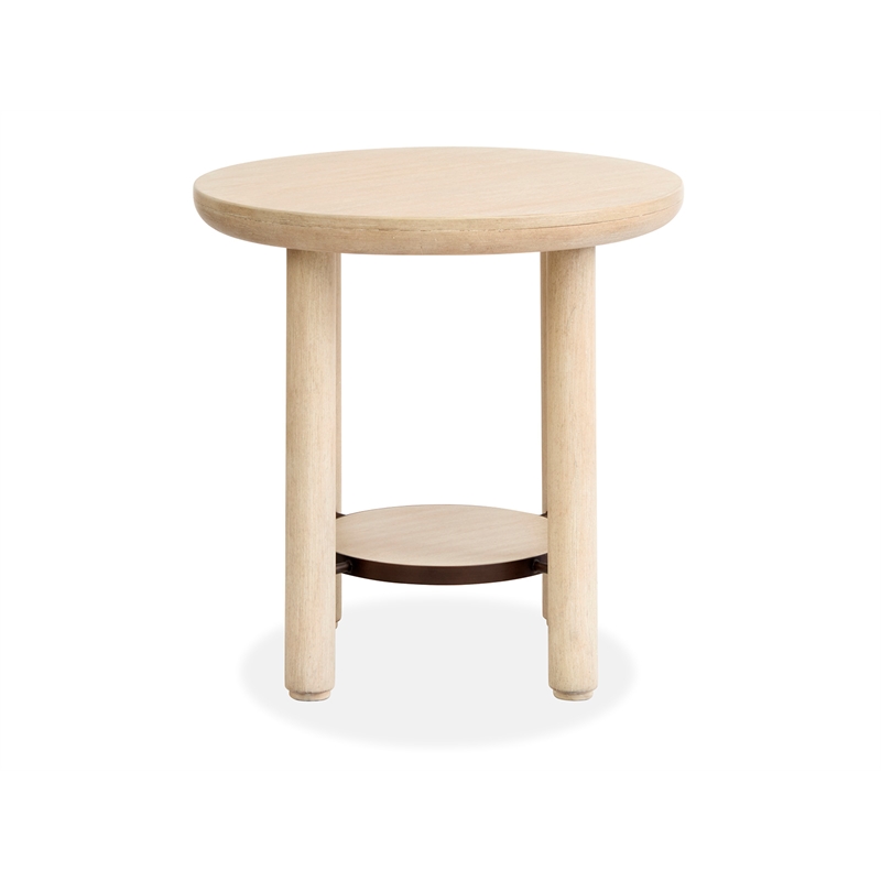Salt Life Home Sunset Cove Sanibel Brown Round End Table